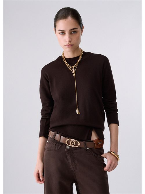 Maglia in misto lana LIU JO | WF6418MA16R/91106